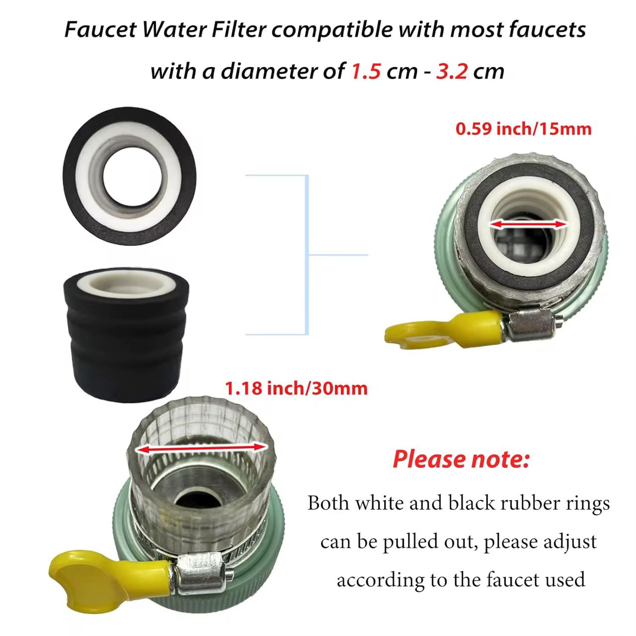 Filtre à eau de robinet